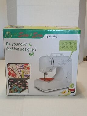 Michley Lil' Sew & Sew Electronic Sewing Machine DBL Thread & Speed 8 Pattern